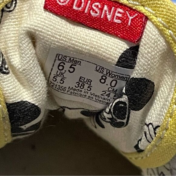 Vans Old Skool Disney Mickey Mouse Size 6.5 men's Size 8 women's Preowned - Picture 5 of 7